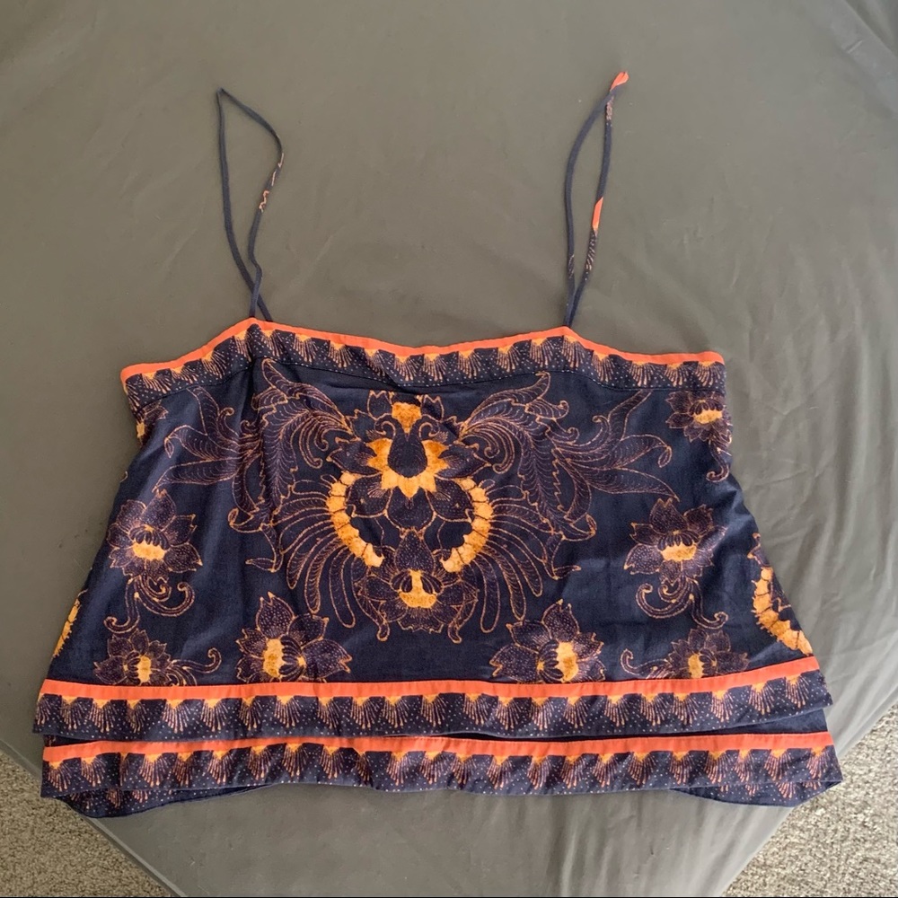 Free People Floral Tank